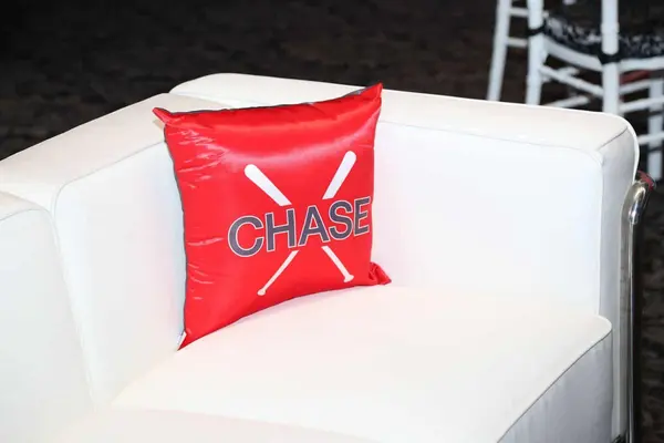 Baseball Themed Logo Pillow