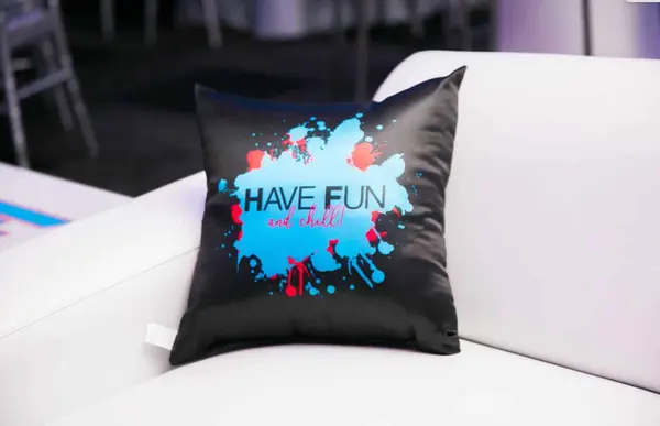 Bat Mitzvah Logo Pillow