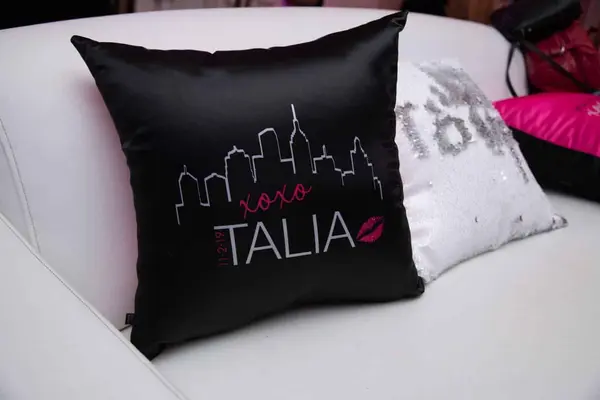 Gossip Girl Themed Logo Pillow