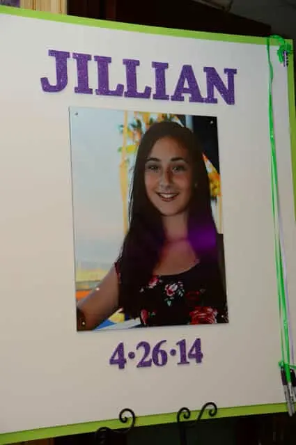 Bat Mitzvah Photo Sign in Board