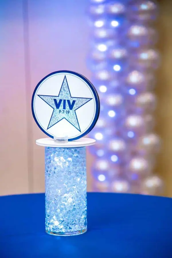 Star Themed Logo Centerpiece