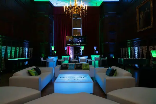 Neon Themed Bat Mitzvah Lounge