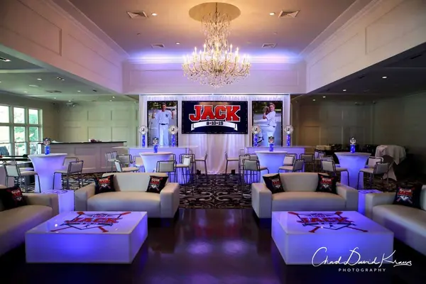 Baseball Themed Bar Mitzvah Lounge