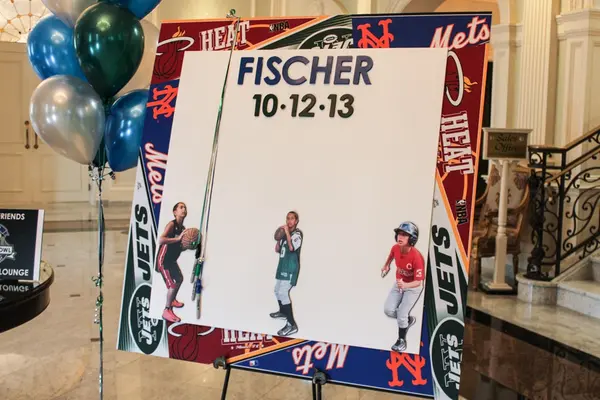 Sports Pennant Sign in Board