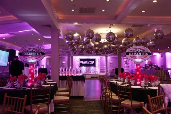 Hot Pink LED Uplighting