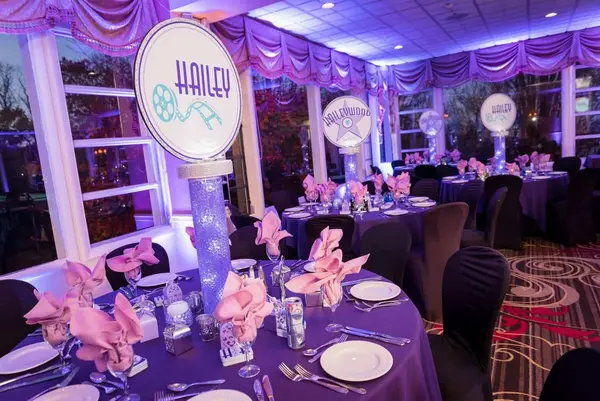 Lavender LED Uplighting