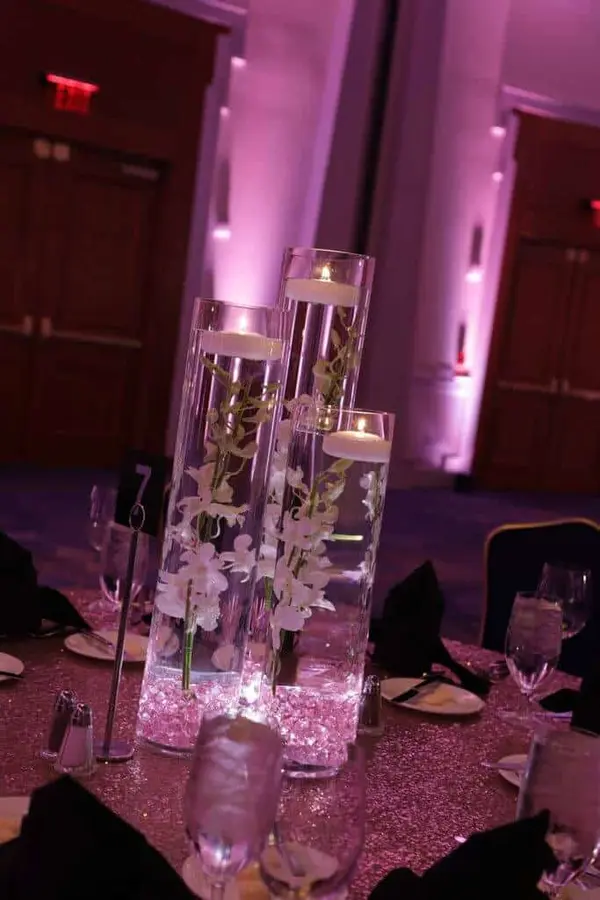 Light Pink Orchid Centerpiece