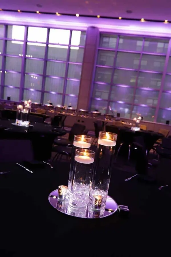 Lavender LED Centerpiece