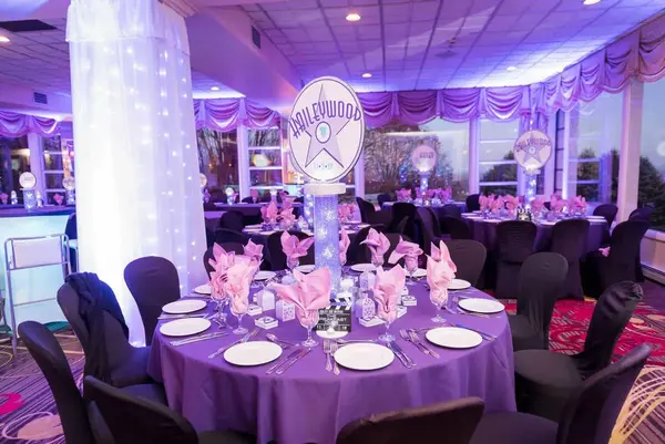 Hollywood Themed Logo Centerpiece