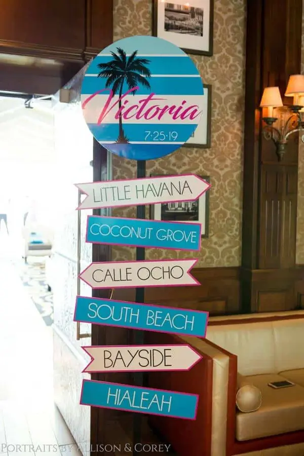Custom Directional Sign