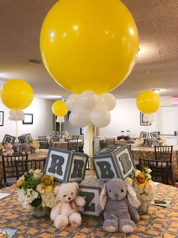 Baby Block Centerpiece