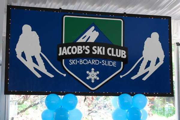 Ski Themed Bar Mitzvah Backdrop