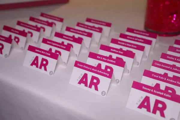 Bat Mitzvah Logo Place Cards