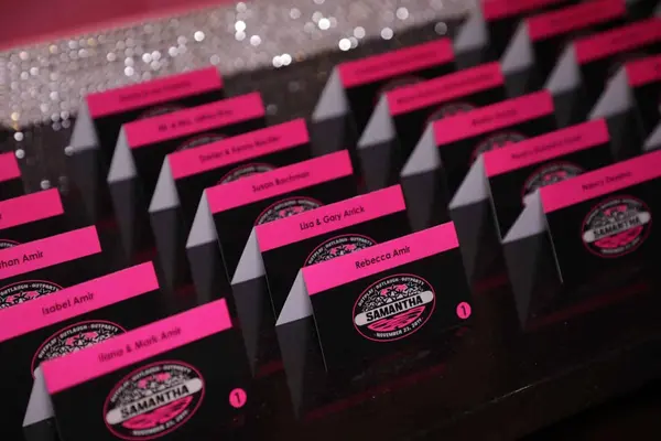 Survivor Themed Bat Mitzvah Place Cards