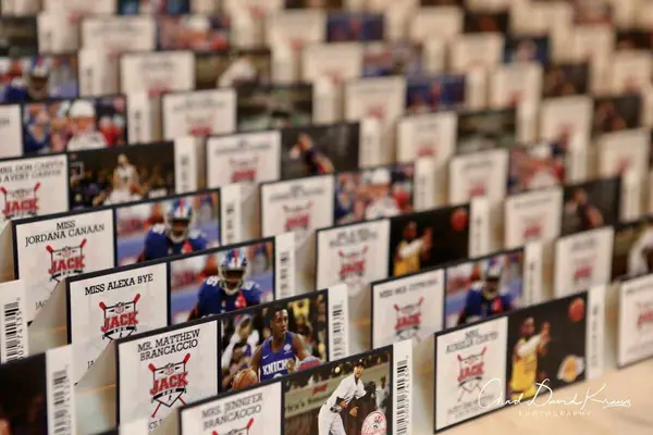 Custom Sports Ticket Place Cards