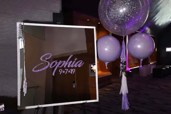 Bat Mitzvah Mirror Sign in Board