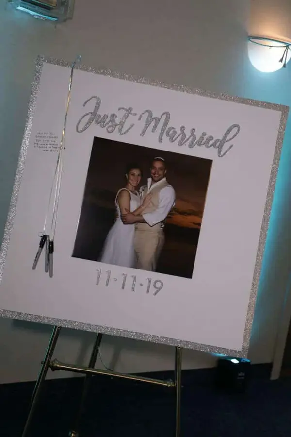 Wedding Party Sign in Board