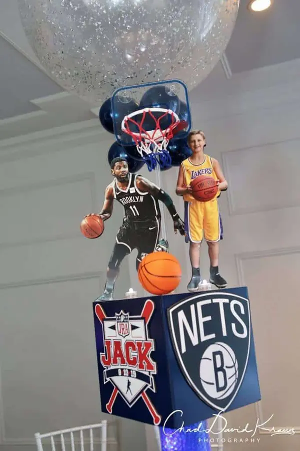 Basketball Themed Centerpiece