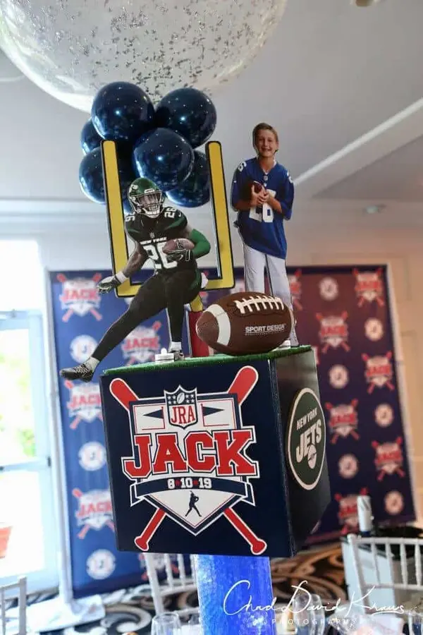 Football Themed Centerpiece