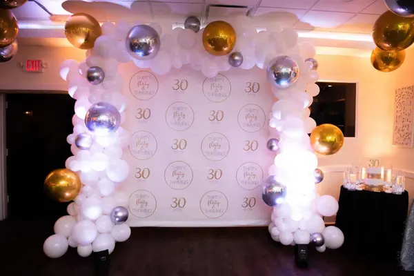 30th Birthday Step and Repeat Display