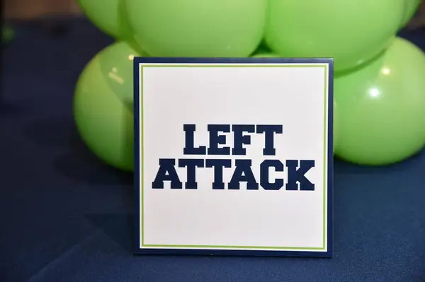 Lacrosse Themed Table Sign