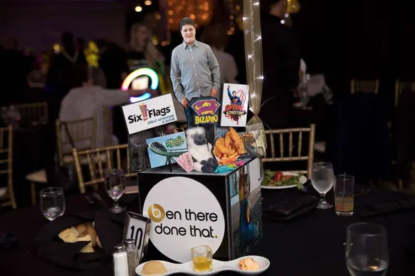 Everything Boy Themed Centerpiece