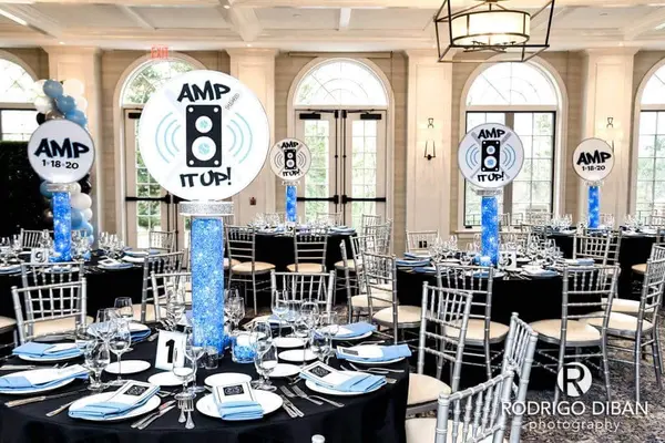 Bar Mitzvah Logo Centerpiece