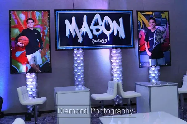 Graffiti Themed Bar Mitzvah Backdrop