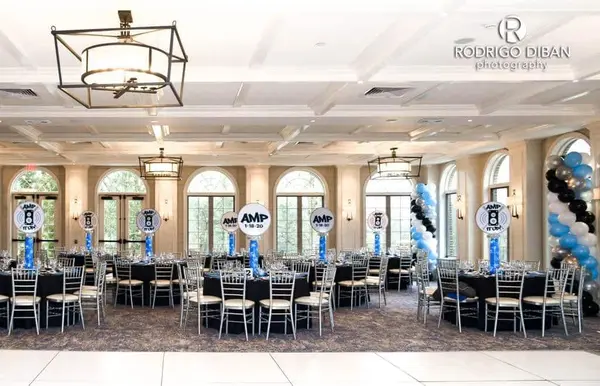 Turquoise Black & Silver Balloon Columns
