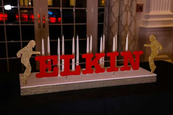Bar Mitzvah Candle Lighting Display