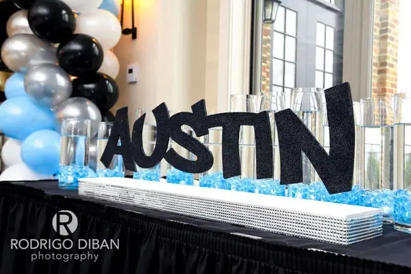 Graffiti Themed Candle Lighting Display