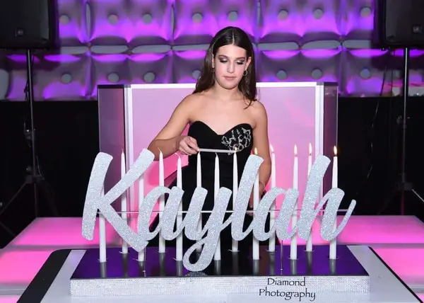 Silver and Black Candle Lighting Display