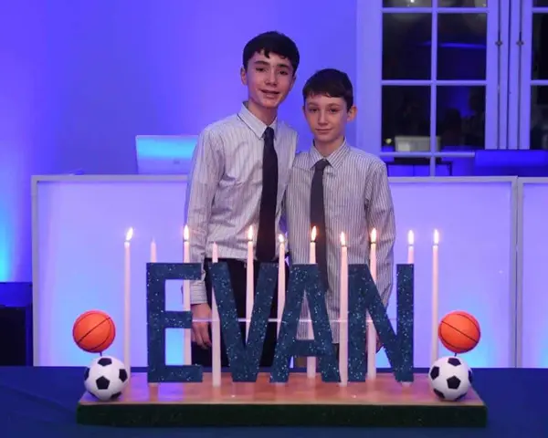 Sports Themed Candle Lighting Display