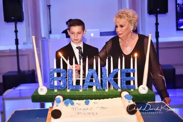 Baseball Themed Candle Lighting Display