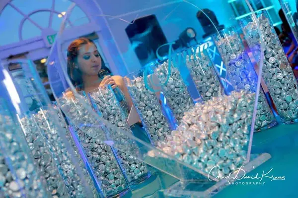Acrylic Heart Candle Lighting Display