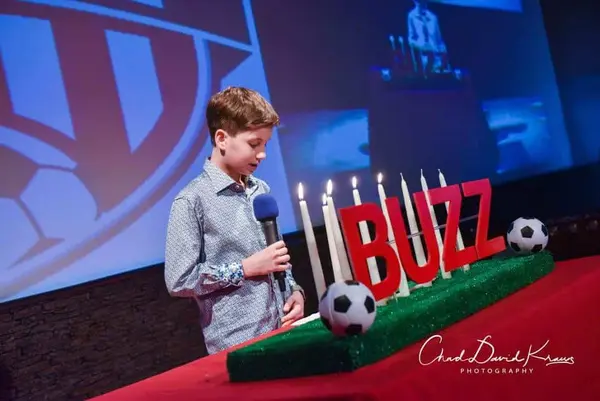 Soccer Themed Candle Lighting Display