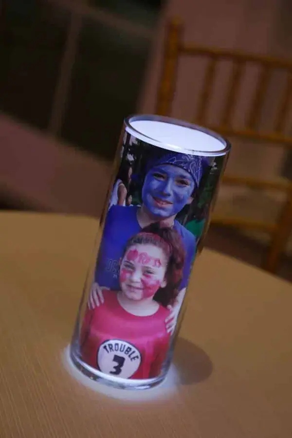 LED Photo Centerpiece
