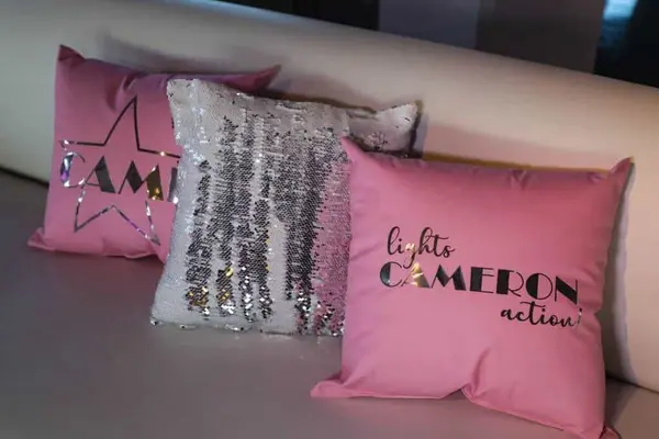 Custom Hollywood Theme Pillow