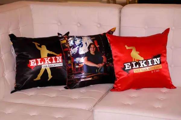 Custom Musical Theme Logo Pillow