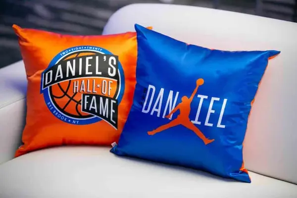 Basketball Themed Logo Pillows