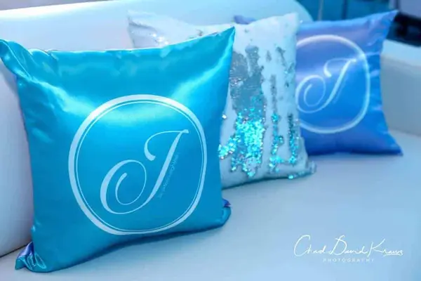 Bat Mitzvah Logo Pillow
