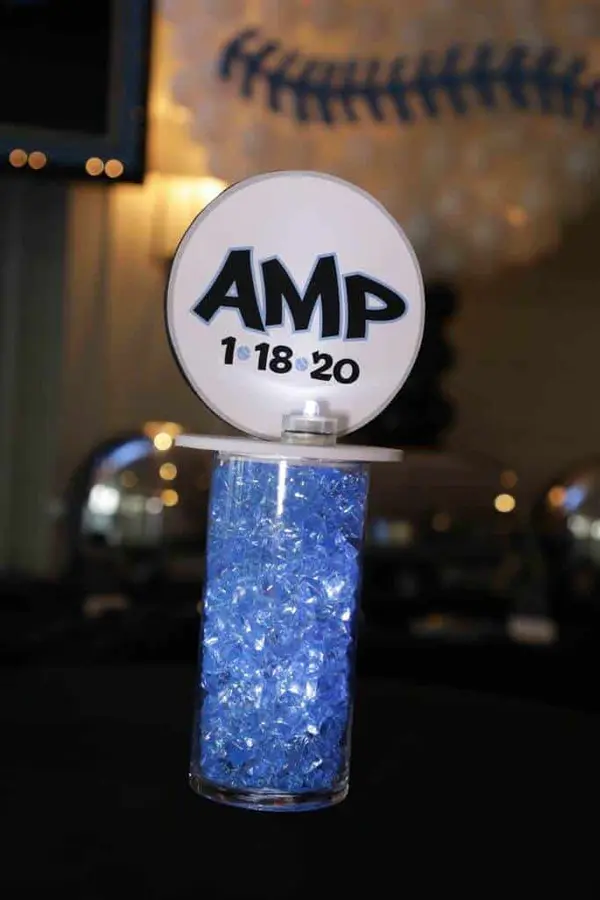Bar Mitzvah Lounge Centerpiece