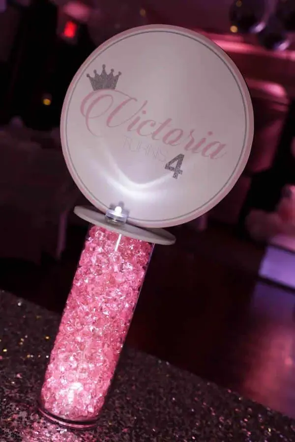 Princess Themed Logo Centerpiece