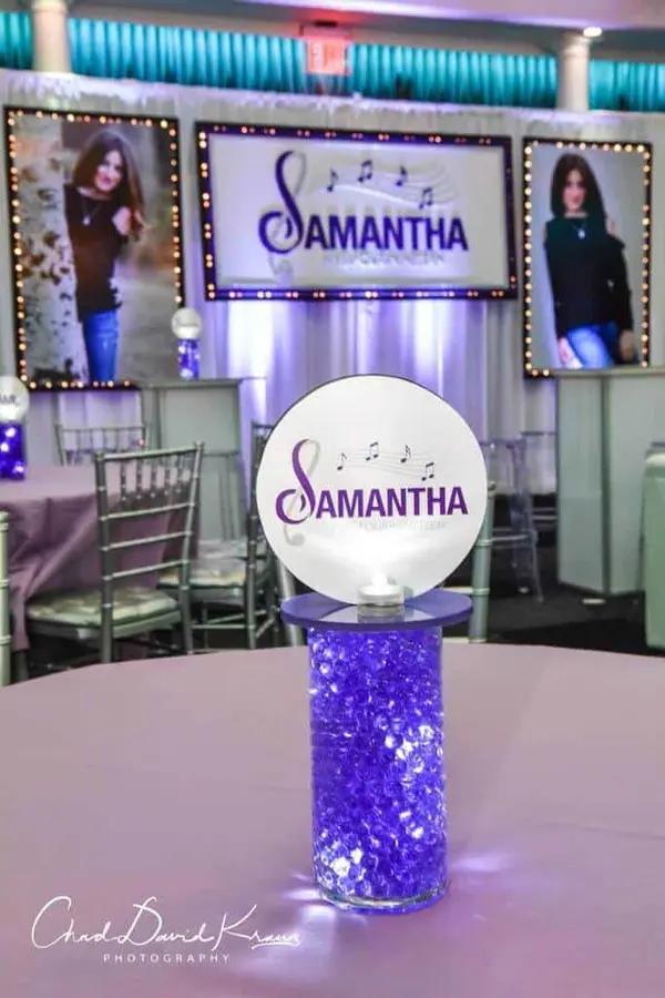 Music Themed Lounge Centerpieces