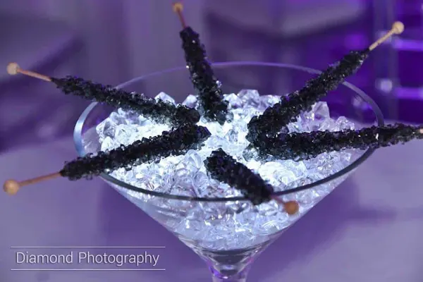 LED Martini Glass Centerpiece