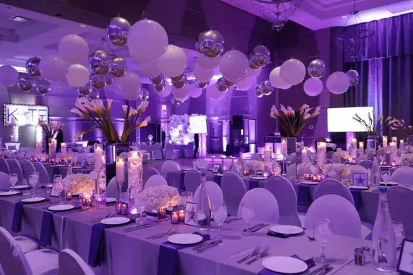 Lavender Uplighting