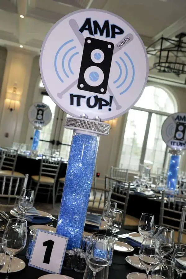 LED Logo Centerpieces