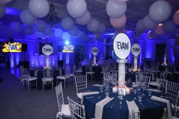 Bar Mitzvah Logo Centerpiece