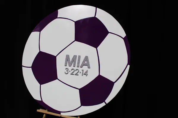 Soccer Ball Sign in Board