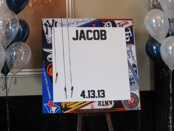 Sports Pennant Sign in Board